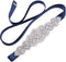 Wedding Sash Pearl Belt with Satin Ribbon Handmade Crystal Bridal Belt Thin for Women formal Evening Dress Accessories...
