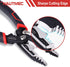 HAUTMEC Forged Wire Stripper Pliers 8", Compact Design, Multifuncion Electrical Tool: Pliers,Stripper, Cable Cutter, Crimper HT0319-PL...