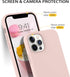 DUEDUE for iPhone 12 Pro Max Case 6.7", Liquid Silicone Soft Gel Rubber Slim Cover with Microfiber Cloth Lining Cushion Full Protective Phone Case...
