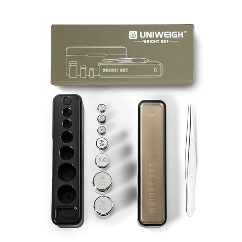 Calibration Weights Set, 7pcs 1-60g Calibration Gram Scale Weights Kit, Small Test Weight for scales digital weight grams, includes: 1g*1, 2g*2, 5...
