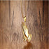 Stainless Steel Praying Hands Pendant Necklace,Gold,Free Chain 24"...