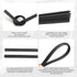 Pack-4 Windshield Wiper Blades Refills, 34In Frameless Windshield Wiper Rubber Strips, Adjustable Car Windscreen Wiper Rubber Strips, Wiper Blades...
