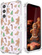 Christmas Clear Phone Case for Samsung Galaxy S23,Christmas Gingerbread Man Pattern Case Cover Soft TPU Protective Slim Shockproof Cover Boys Girl...