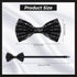 Men's Pre-Tied Bow Tie, Tux Bowtie Solid Color Neck Bow Ties Adjustable Length Formal Satin Bow Tie for Wedding Party...