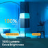 Linkind Matter Smart RGBTW Bulb,1600LM 100W Smart Light Bulbs, Work with Alexa/Apple Home/Google Home, LED Color Changing Bulbs Music Sync, 2.4GHz...