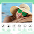 TOODOO 4 Pieces Heart Shape Rimless Sunglasses Transparent Candy Color Party Eyewear...