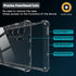 for ZTE Nubia Red Magic 9 Pro Case with Screen Protector (2-Pack), HD Scratch Resistance 9H Tempered Glass,Transparent TPU Shock-Absorption Flexib...