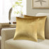 GIGIZAZA Gold Velvet Decorative Throw Pillow Covers,18x18 Pillow Covers for Couch Sofa Bed 2 Pack Soft Cushion Covers...