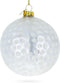 Textured Golf Ball Blown Glass Christmas Ornament...