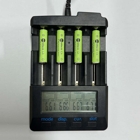 Rechargeable AAA Batteries, Ni-MH AAA 600mAh Solar Batteries, Triple A 1.2v Rechargeable Batteries for Solar Pathway Lights, Outdoor Solar Lights ...