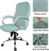 Tatuo 3 Pcs Computer Office Chair Cover Universal Rotating Chair Slipcovers Protector Removable Washable Office Chair Armrest Covers with Zipper f...
