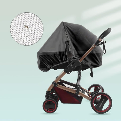ITODA Mesh Baby Stroller Sun Shades Universal Breathable Travel Walking Outdoor See Through Beach Parasol Elastic Windproof Protective Cover for S...