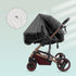 ITODA Mesh Baby Stroller Sun Shades Universal Breathable Travel Walking Outdoor See Through Beach Parasol Elastic Windproof Protective Cover for S...