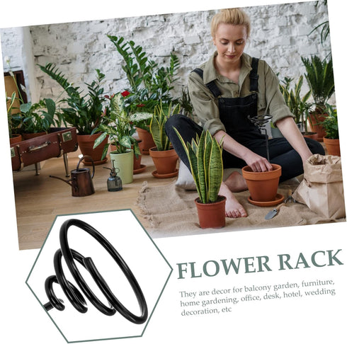 10pcs Air Plant Stand Black Stand Flower Plants Metal Brackets Air Plants Gold Plant Stand Metal Plant Stand Air Plant Display Tabletop Ornament D...