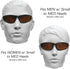 proSPORT Bifocal Sunglasses Safety for Men and Women. High Definition Blue Blocking Lenses....