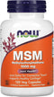 NOW Supplements, MSM (Methylsulfonylmethane) 1,000 mg, Joint Health*, 120 Veg Capsules...
