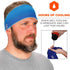 Ergodyne Chill-Its 6634 Cooling Headband, Sports Headbands for Men and Women, Moisture Wicking...