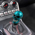 Skull Shifter Knob Gear Shift Stick Handle Transmissions Shifting Lever Fit Most Manual Automatic Car Truck SUV (Metal Blue)...
