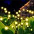 Firefly Lights Solar Outdoor, Solar Powered Firefly Lights, 2Pack Fire Fly Solar Garden Lights, Waterproof Swaying LED Solar Decorative Lights Sti...