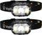 Head Lamp 2 Pack, 1200 Lumens USB Type-C Motion Sensor Rechargeable Headlamp, 6 Modes Ultra-Light Headlamp with Red Light, Waterproof Led Headlamp...