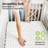 Pack and Play Sheets Fitted, 2-Pack Mini Crib Sheets - Pack N Play Sheets, Organic Fitted Crib Sheet for Pack and Play Mattress, Playard Baby Crib...