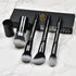 LORYP 4 Pcs Full Face Professional Makeup Brushes Set with Retractable Kabuki Airbrush For Powder,Liquid,Cream,Angled Blush Brush, Foundation Brus...