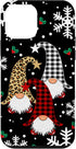 iPhone 12 mini Gnomes Buffalo Plaid Leopard Christmas Tree Santa Xmas Case...