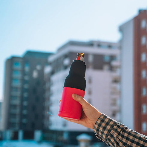 CUULii 12oz Thermos Stainless Steel Bottle Holder and Portable Cooler for Can, Beer with Built-in Bottle Opener, BPA-Free and Durable - Ideal Gift...