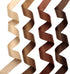 David angie Double Face Polyester Satin Ribbon Brown Series Silk Smooth Satin Ribbon 16mm 5/8" x 2 Yards/Roll Total 20 Yards for Gift Wrapping Bow...