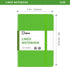 JOYEUX Lined Journal Notebook, 160 Pages Journal for Writing, Medium 5.7 inches x 8 inches Journal for Women Men - 100 Gsm Thick A5 Paper (Green)...