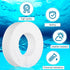 6pcs Pool Cleaner Climbing Ring Compatible with Dolphin Maytronics Robot Swimming Pool Cleaner, White Wheels Rings Replacement Part for Dolphin M2...