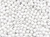 Set of Czech Faceted Glass Beads, Fire-Polished, Round 3mm, 4mm, 6mm. Two colors: Chalk White, Crystal Full Labrador. A total of 500 Pieces. Kit f...