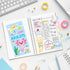 Axolotl Sticky Notes Set - Cute Animal Mexican Walking Fish Shape Sticky Note Pads to Do List Notepad Writing Memo Pads for Gift School Office Sup...