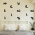 A Room with Cats Wall Decals-Cute Animal Stickers for Kids Room Bedroom Nursery Playroom Decor...