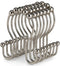 Goowin Shower Curtain Hooks, 12 Pcs Shower Curtain Rings, Stainless Steel Shower Curtain Hooks Rings Rust Proof, Smooth Sliding Anti-Drop Double S...