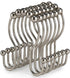 Goowin Shower Curtain Hooks, 12 Pcs Shower Curtain Rings, Stainless Steel Shower Curtain Hooks Rings Rust Proof, Smooth Sliding Anti-Drop Double S...
