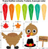 Turkey Bulletin Board Decoration Set Thanksgiving Turkey Cutouts Fall Classroom Decor School Supplies...