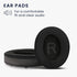 kwmobile Replacement Ear Pads Compatible with Anker Space Q45 (Set of 2) - Cooling Gel Earpads - Black...