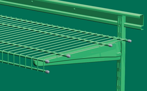 ClosetMaid 23578 MaxLoad Shelving End Caps, Grey , Gray...