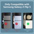 FNTCASE for Samsung Galaxy Z-Flip5 Case: Military Grade Drop Protection Shockproof Cell Phone Cover with Belt Clip Holster & Kickstand | Protectiv...