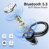 Headphones Wireless Earbuds Sport, Bluetooth 5.3 Over Ear Buds Stereo Deep Bass Headset with Earhooks, 48H Wireless Earphones with HD Mic, IP7 Wat...
