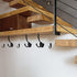 10 Pack Heavy Duty Wall Mounted Black Coat Hooks With 30 Screws - Mudroom, Backpack, Robe, Hat Hooks (Two Types of Hooks + Three Types of Screws I...