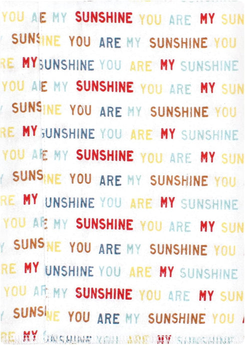 Hudson Baby Unisex Baby Cotton Flannel Burp Cloths, My Sunshine 4 Pack, One Size...