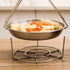 Steam Rack,Steaming Rack Stand,Steamer Basket,Heavy Duty Stainless Steel Metal Multi-function By Meleg Otthon (5.9" Diameter X2"High)...