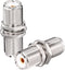 Superbat SO239 Adapter UHF Bulkhead Connector UHF Female to Female Bulkhead Connector, 2pcs...