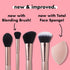 e.l.f. Cosmetics Complexion Essentials Brush & Sponge Set, Concealer, Powder, Blush & Highlighter Brushes & Total Face Sponge For A Perfect Comple...