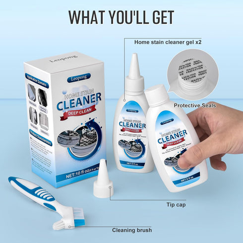 Home Cleaner Gel, Effective Cleaner for Washing Machine, Refrigerator Strips, Grout Cleaner Household Shower, Kitchen Sinks, Walls, Tiles, Bathroo...