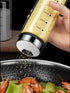 10 oz Salt and Pepper Shakers with Adjustable Outlet Holes Clear Glass Shaker Bottles Spice Seasoning Cans for Kitchen Decor Home Restaurant BBQ C...