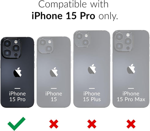 Crave Dual Guard for iPhone 15 Pro Case, Compatible with MagSafe Shockproof Protection Dual Layer Case for Apple iPhone 15 Pro (6.1") - Forest Gre...
