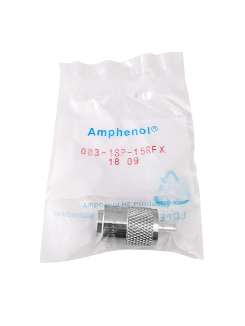 Amphenol PL259 Coax Connectors Male UHF Solder Plug 83-1SP-15RFX (2 Pack)...
